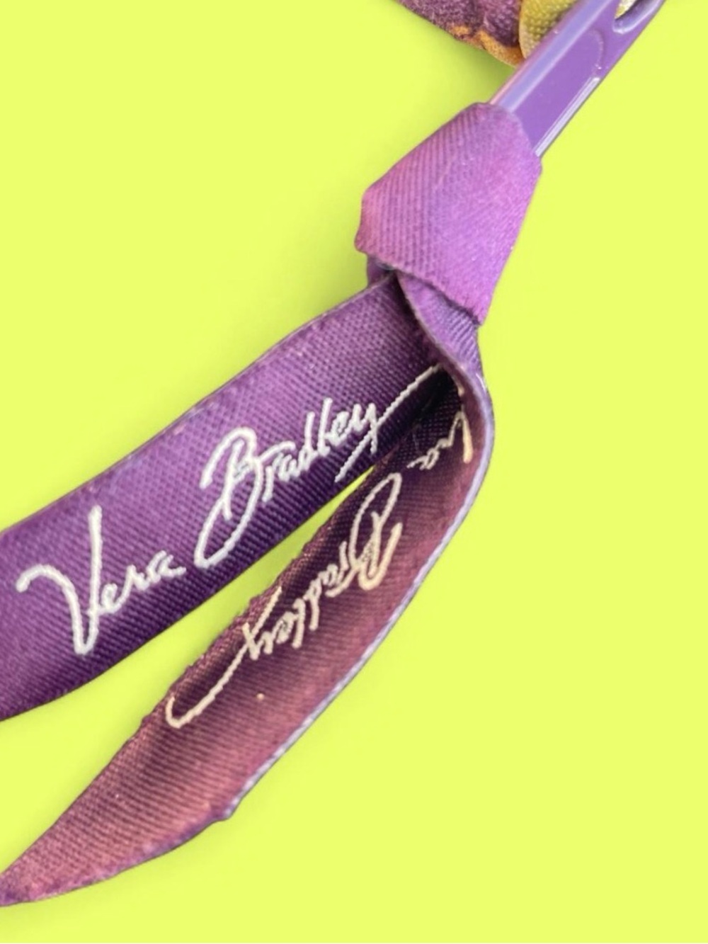 Vera Bradley Plum Crazy Purple Signature Fabric Wallet - Picture 2 of 4